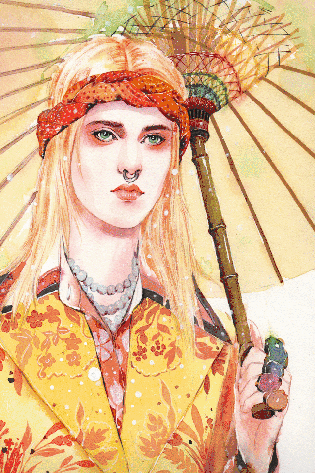 图片[1]-艺术数字时尚绘画Procreate笔刷【0261】-procreatechahua