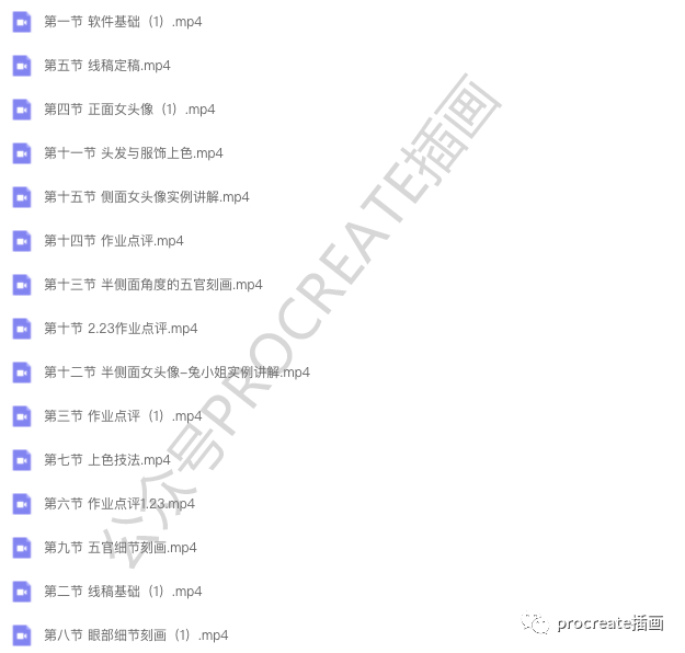 图片[2]-procreate人像插画教程+人像笔刷+绘画素材【0437】-procreatechahua