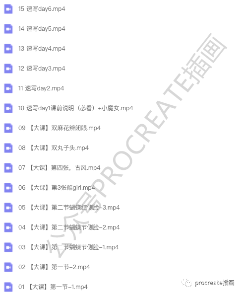 图片[1]-procreate甜酷风格人物插画教程+笔刷+课件资料【0439】-procreatechahua