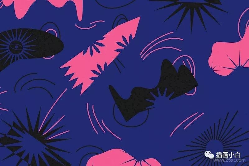 图片[1]-抽象迷幻的多用途背景底纹纹理设计模板分享【0089】-procreatechahua