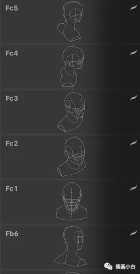 图片[1]-18款人像男女辅助procreate笔刷【0097】-procreatechahua