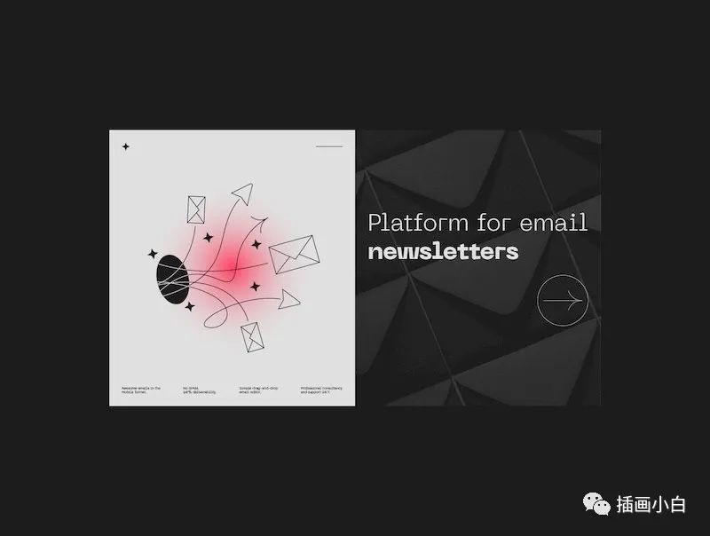 图片[2]-日本现代风格的黑白简笔手绘插画素材分享【0104】-procreatechahua