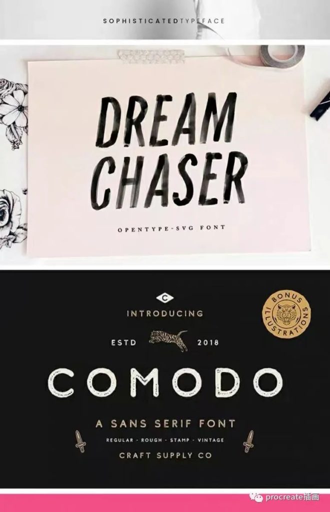 图片[9]-无版权的330款procreate可商用的中英日韩字体【0198】-procreatechahua