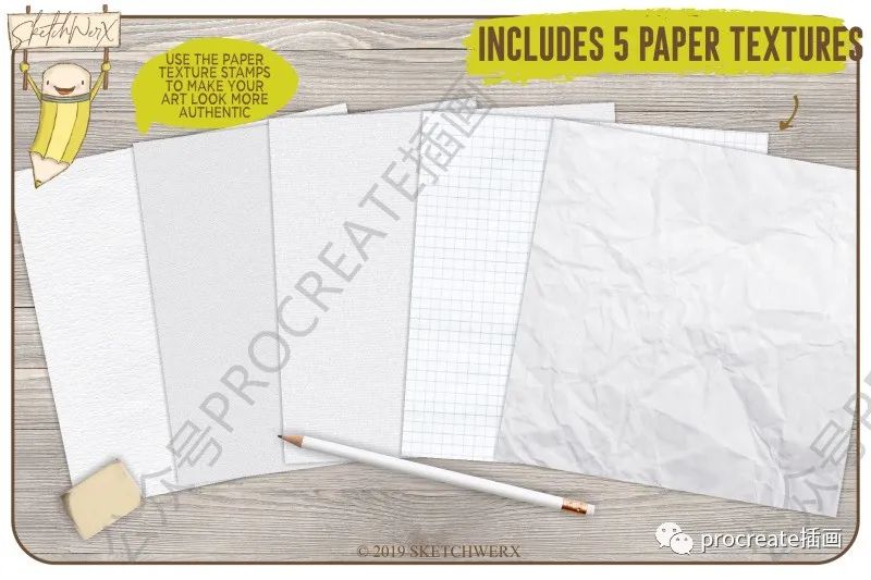 图片[11]-清新彩铅童真插画图片素材200+张+超逼真彩铅质感procreate笔刷+5张纹理纸【0284】-procreatechahua