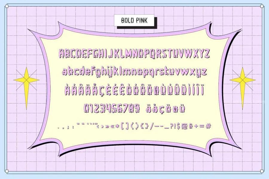 图片[9]-新粗野主义Y2K风格的夸张气泡海报字体设计素材【0733】-procreatechahua