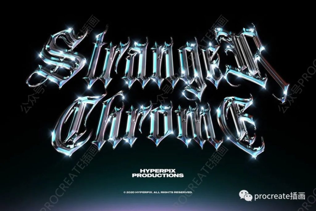 图片[12]-10款金属镀铬文字效果ps图层样式【0365】-procreatechahua