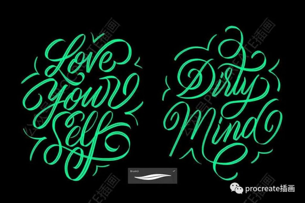 图片[12]-40款Procreate文字笔刷【0380】-procreatechahua