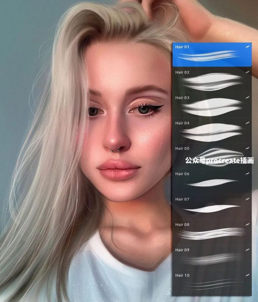 图片[12]-超级赞的Procreate人像厚涂笔刷【0671】-procreatechahua