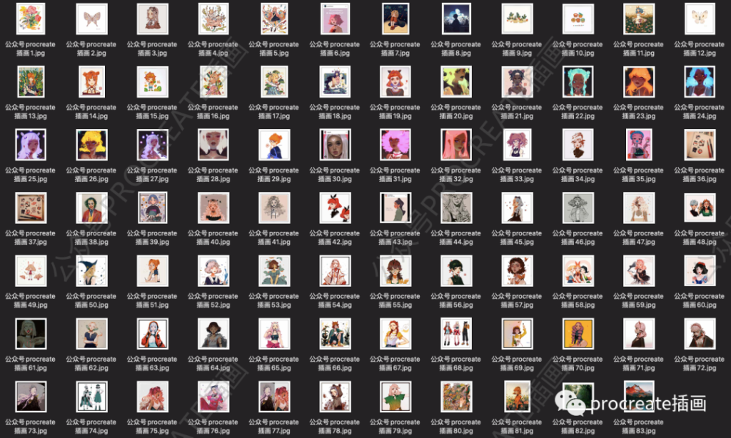 图片[6]-专业的人像插画Procreate笔刷+欧美人像插画素材【0408】-procreatechahua