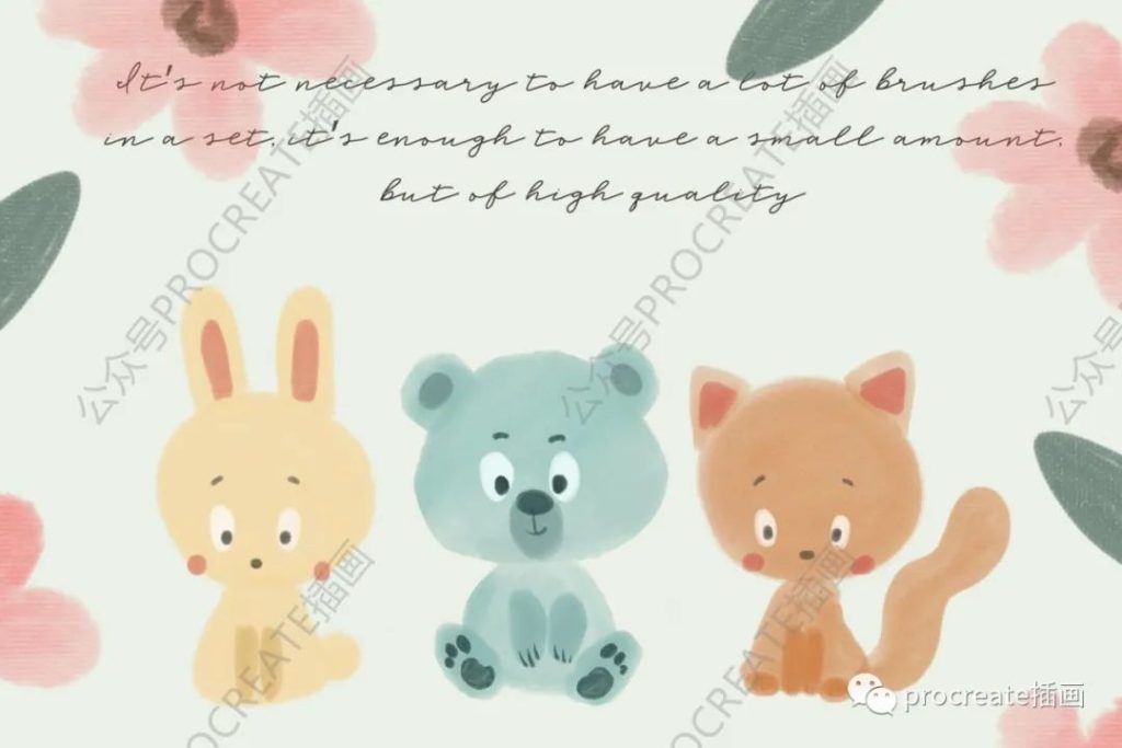 图片[16]-水彩绘画视频+水彩作品集+肌理procreate笔刷套装【0273】-procreatechahua