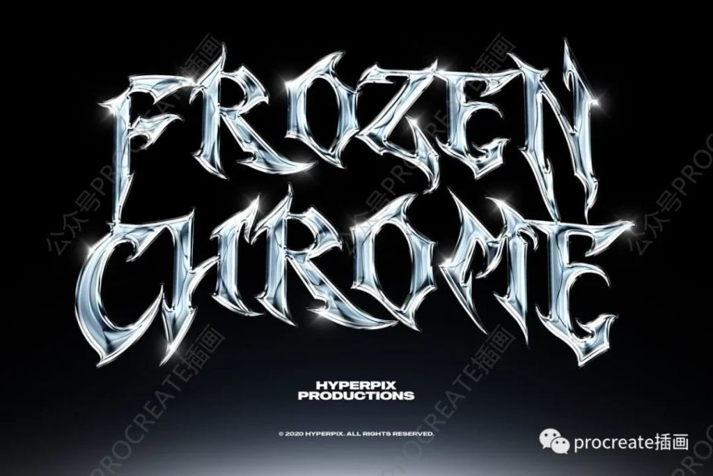 图片[13]-10款金属镀铬文字效果ps图层样式【0365】-procreatechahua