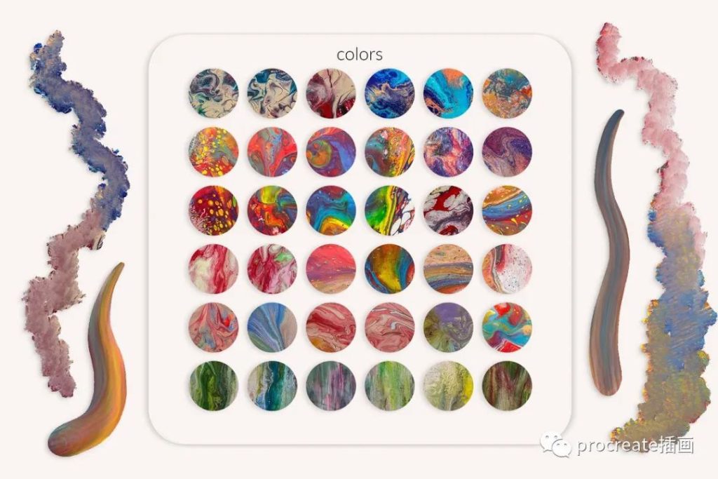 图片[12]-220+款卡通风格多彩调色板笔刷套装【0180】-procreatechahua