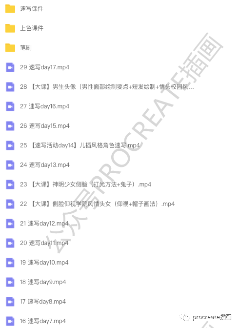 图片[2]-procreate甜酷风格人物插画教程+笔刷+课件资料【0439】-procreatechahua