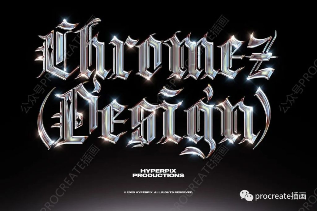 图片[14]-10款金属镀铬文字效果ps图层样式【0365】-procreatechahua