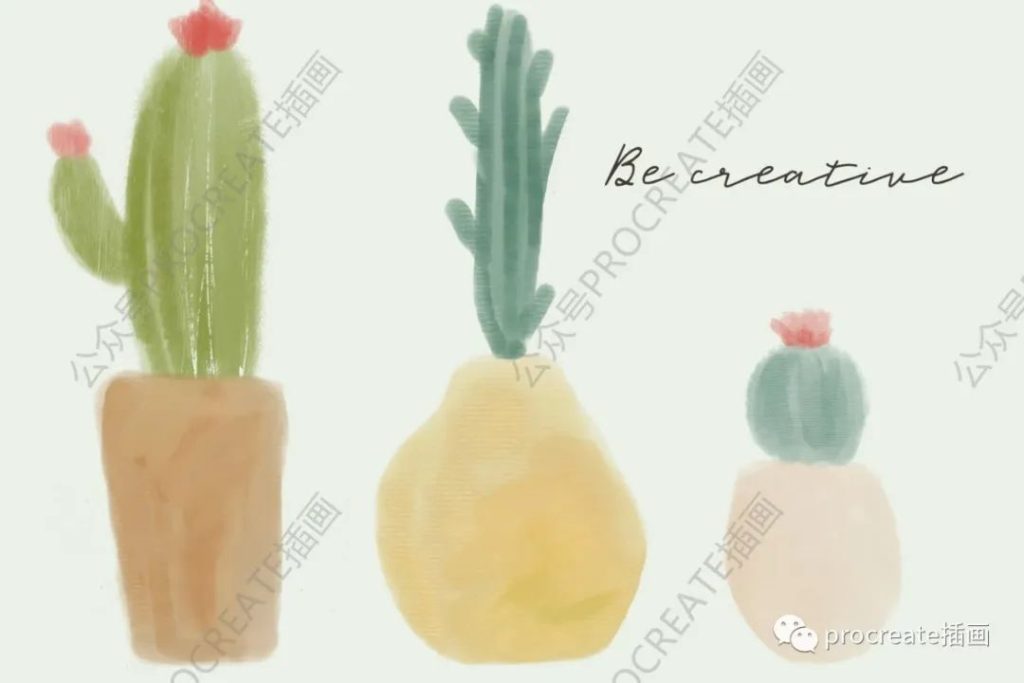 图片[17]-水彩绘画视频+水彩作品集+肌理procreate笔刷套装【0273】-procreatechahua