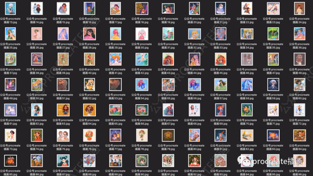 图片[5]-充满童趣的儿童插画procreate笔刷+欧美风儿童插画集100+张【0493】-procreatechahua