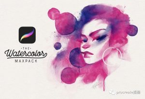 全套水彩插画ipad套装【0140】-procreatechahua