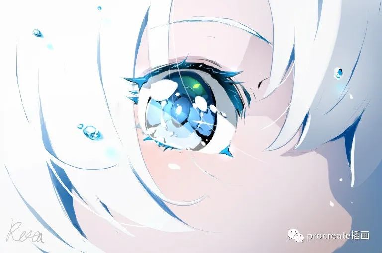 3000+张全网眼睛技法教程图片（包含P站画师）+5套54款眼睛辅助procreate笔刷【0138】-procreatechahua