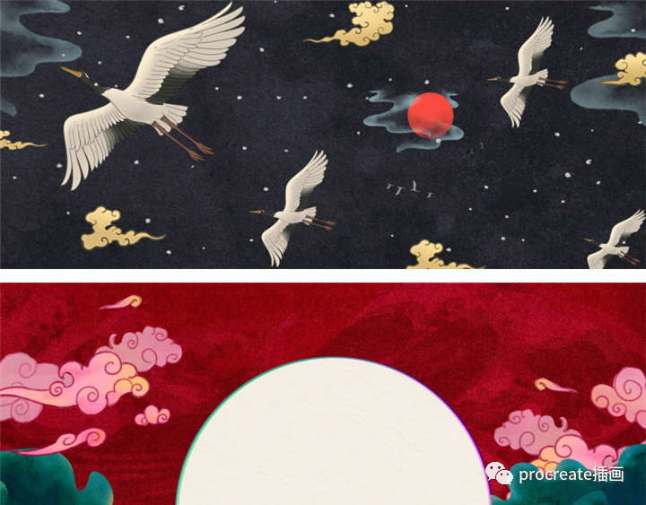 图片[7]-新国潮procreate笔刷合集+国潮风海报模版合集【0535】-procreatechahua