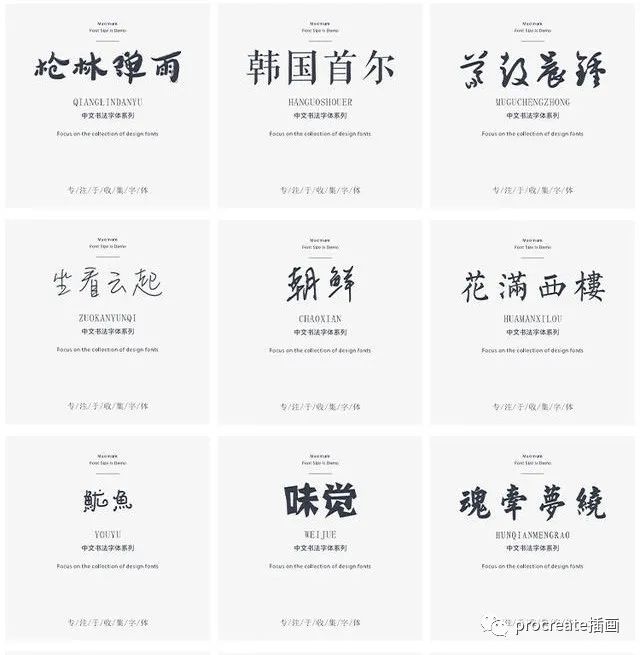 图片[16]-300款设计师专用中英文字体【0287】-procreatechahua