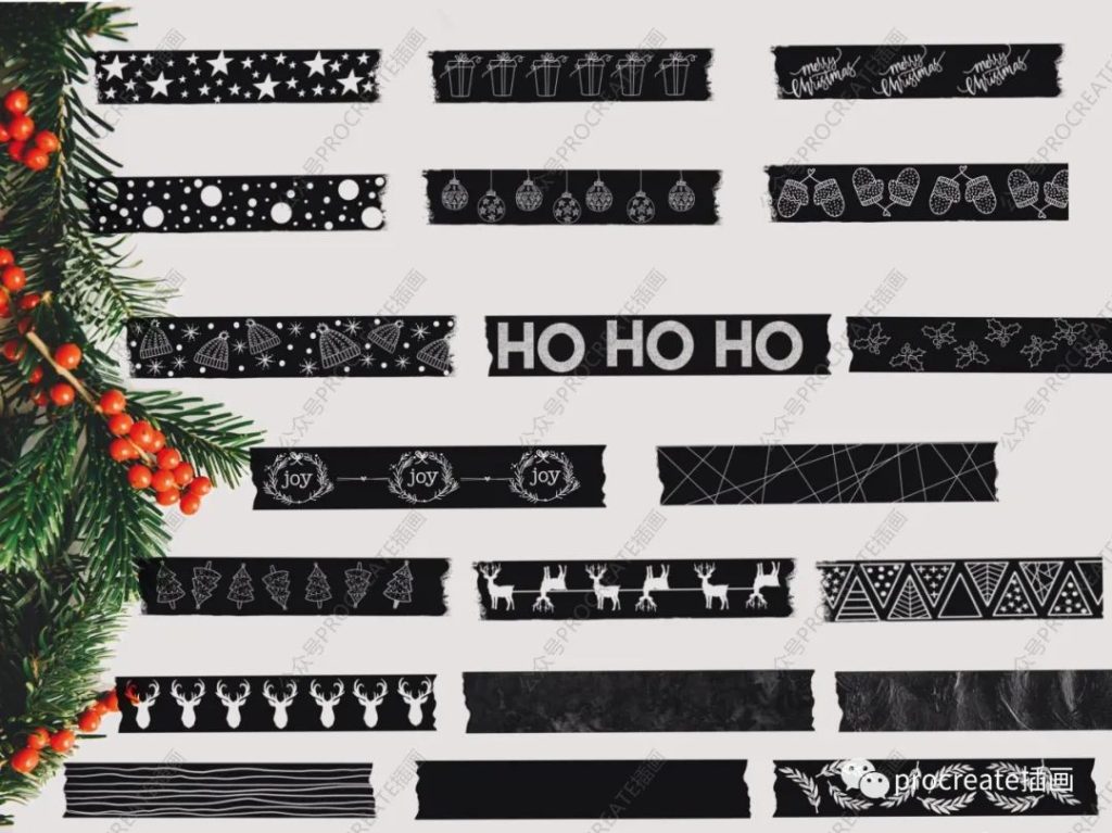 图片[15]-200+款装饰纸胶带procreate笔刷【0388】-procreatechahua