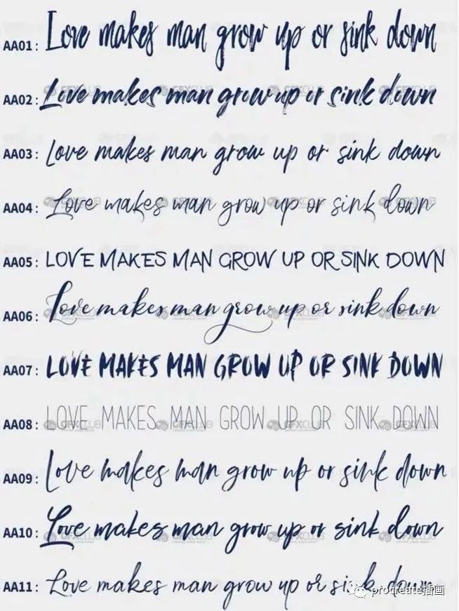 图片[16]-8套212款精选procreate专用中英文字体【0169】-procreatechahua