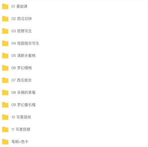 图片[1]-procreate水彩水果甜品插画教程【0612】-procreatechahua