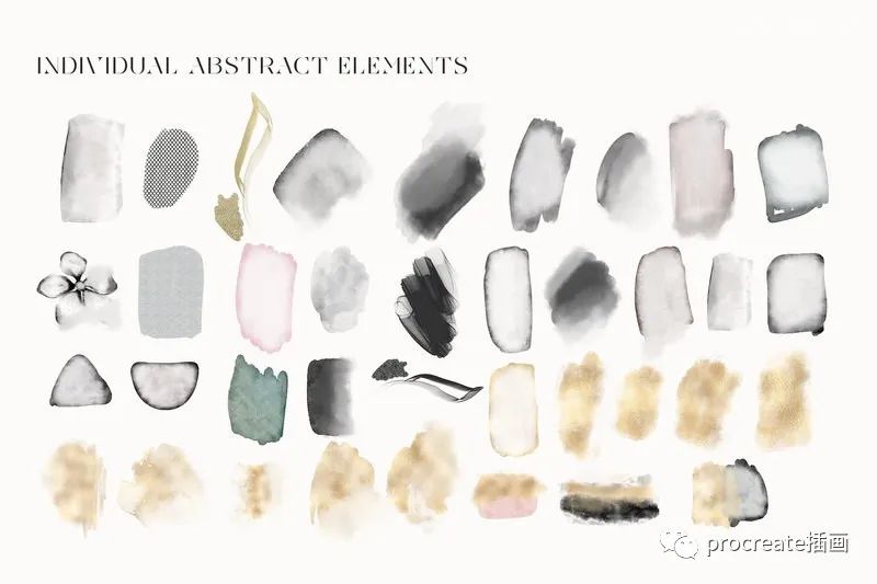 图片[18]-日本风格日式元素的手绘水彩插画png素材包【0528】-procreatechahua