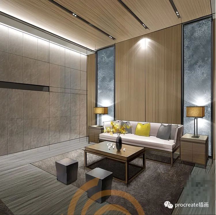 图片[2]-ipad pro室内设计数字手绘教程【0174】-procreatechahua