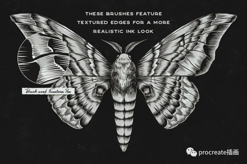 图片[1]-20款墨水procreate笔刷【0175】-procreatechahua