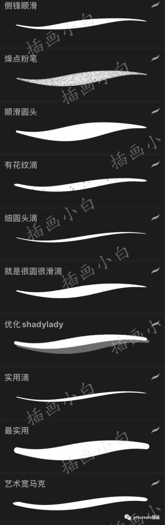图片[3]-12款日常文字书写procreate笔刷【0121】-procreatechahua