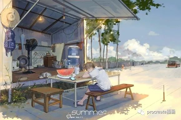 图片[4]-日系零基础插画色彩procreate教程【0137】-procreatechahua