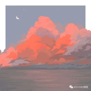 8款云朵涂抹procreate笔刷【0173】-procreatechahua