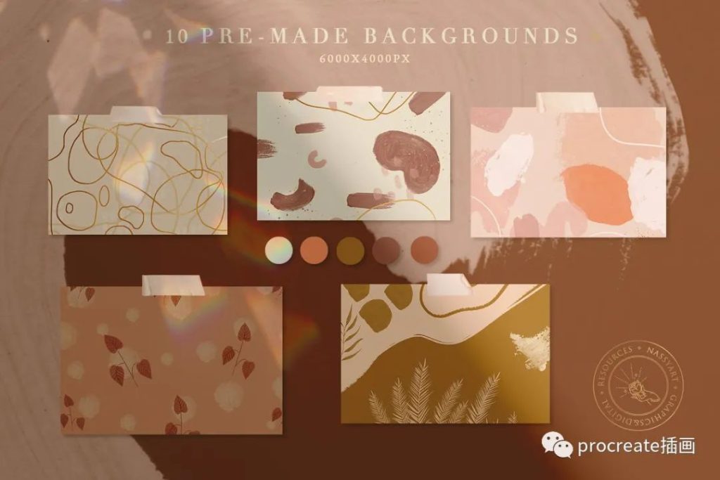 图片[3]-90种现代和抽象的procreate&ps笔刷【0177】-procreatechahua