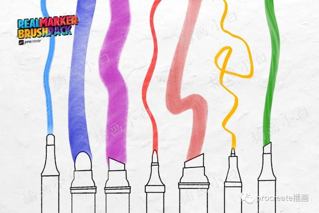 图片[3]-一套Copic记号笔procreate笔刷【0183】-procreatechahua