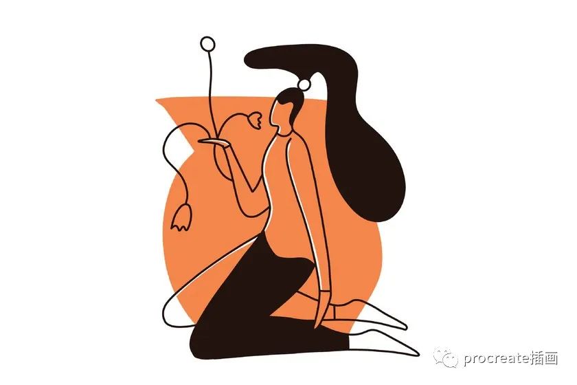 图片[3]-10款柔和线条的女性形象印章Procreate笔刷【0204】-procreatechahua