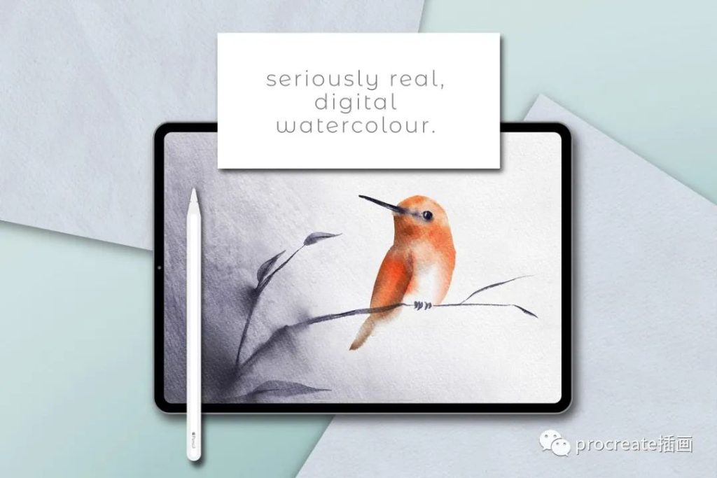 图片[3]-68款完美质感水彩procreate笔刷【0222】-procreatechahua