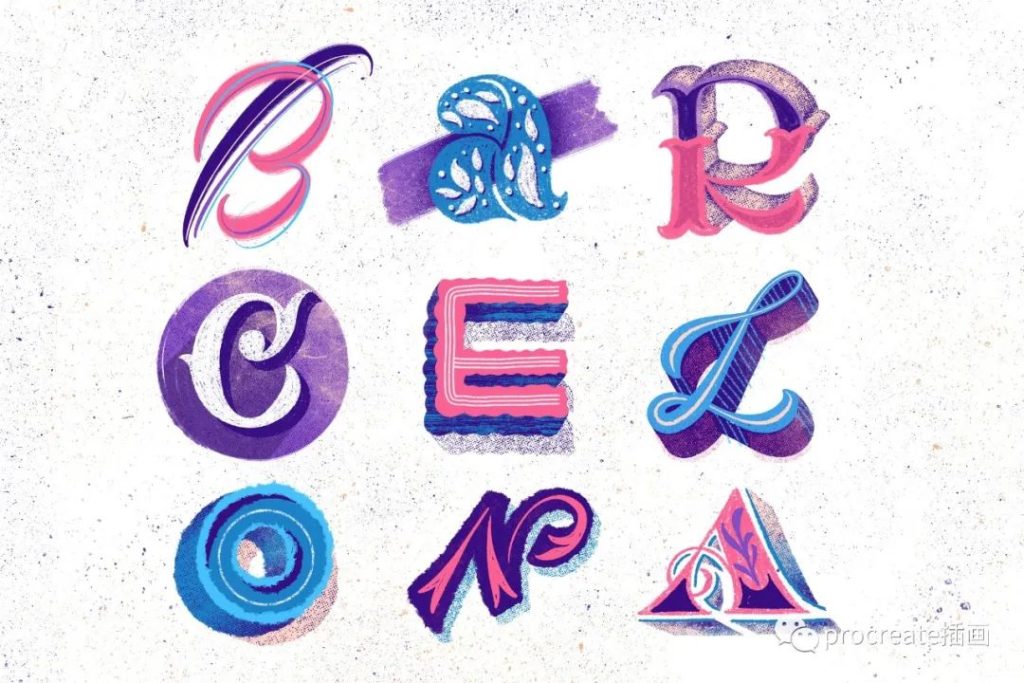 图片[4]-一套Procreate艺术笔刷套装【0228】-procreatechahua