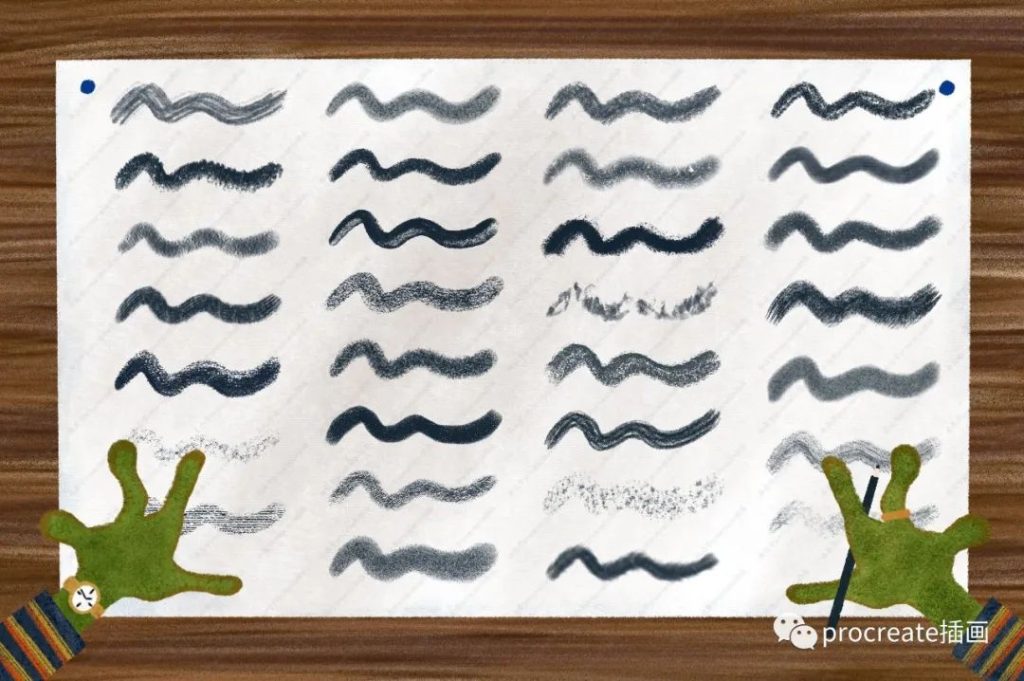 图片[5]-30个逼真奇妙儿童绘画风格Procreate笔刷【0257】-procreatechahua