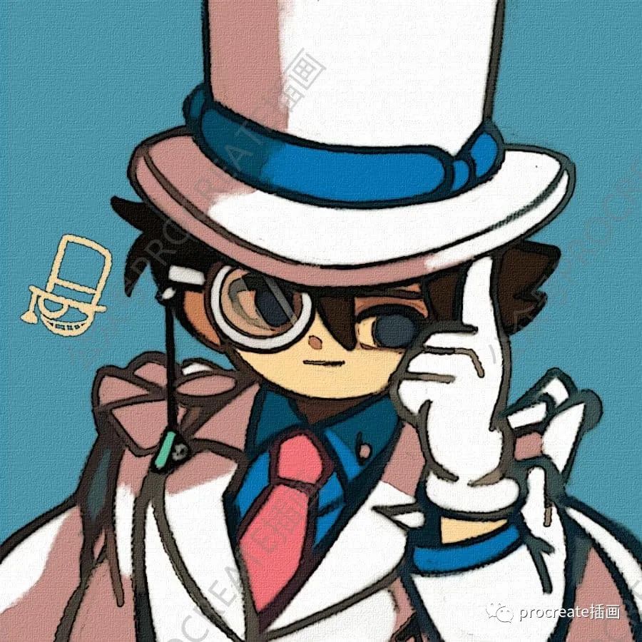 图片[3]-可爱人物头像插画图片临摹素材+可爱漫画procreate笔刷【0288】-procreatechahua