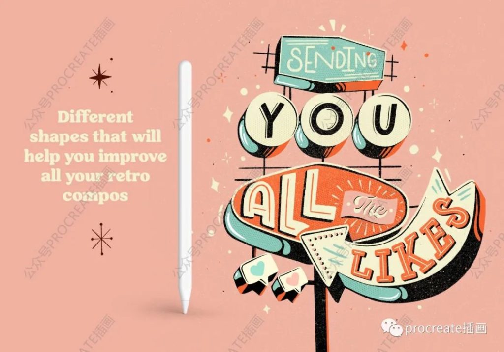 图片[3]-70+款老式氛围复古年代Procreate笔刷【0289】-procreatechahua