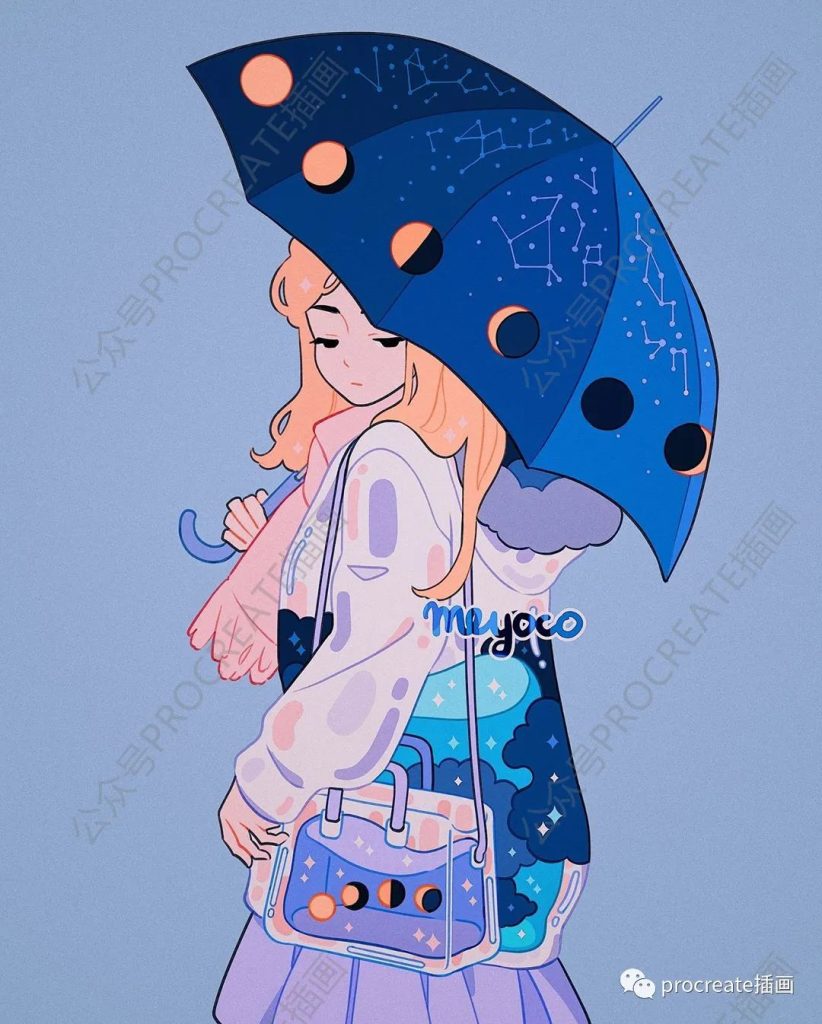 图片[3]-日本画师meyoco作品集65张+30个时尚清新动感的photoshop笔刷【0319】-procreatechahua