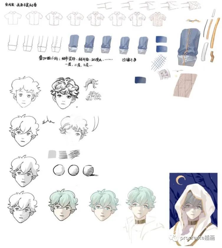 图片[2]-角色人物插画教程【0325】-procreatechahua