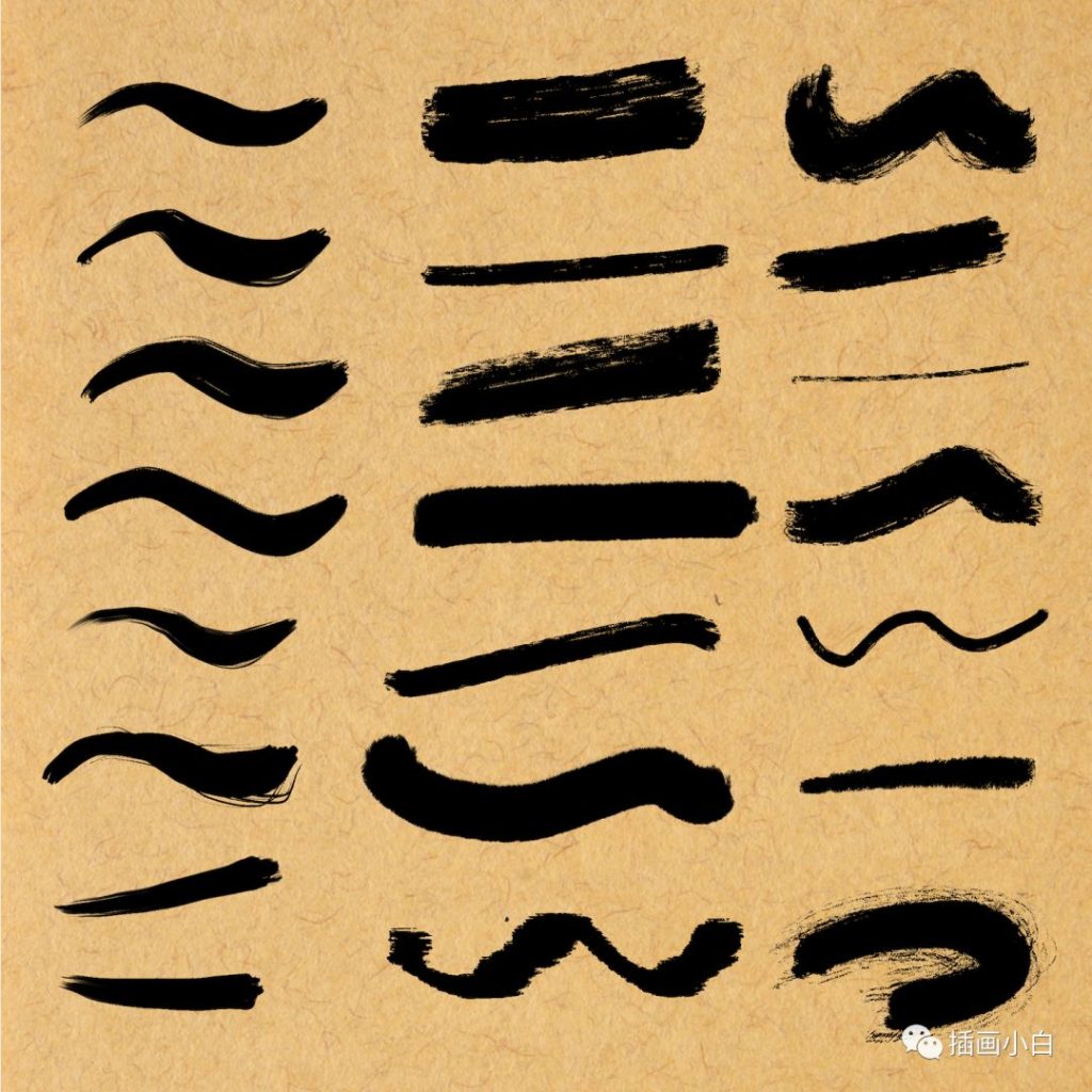 图片[3]-Procreate毛笔书法手写字体笔刷+宣纸背景纸400+张【0031】-procreatechahua