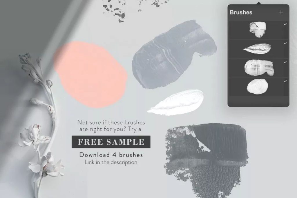 图片[3]-超级逼真的丙烯酸纹理Procreate笔刷【0033】-procreatechahua