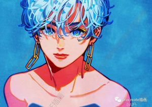 procreate炫彩插画集56张+闪闪发光的Procreate笔刷【0411】-procreatechahua