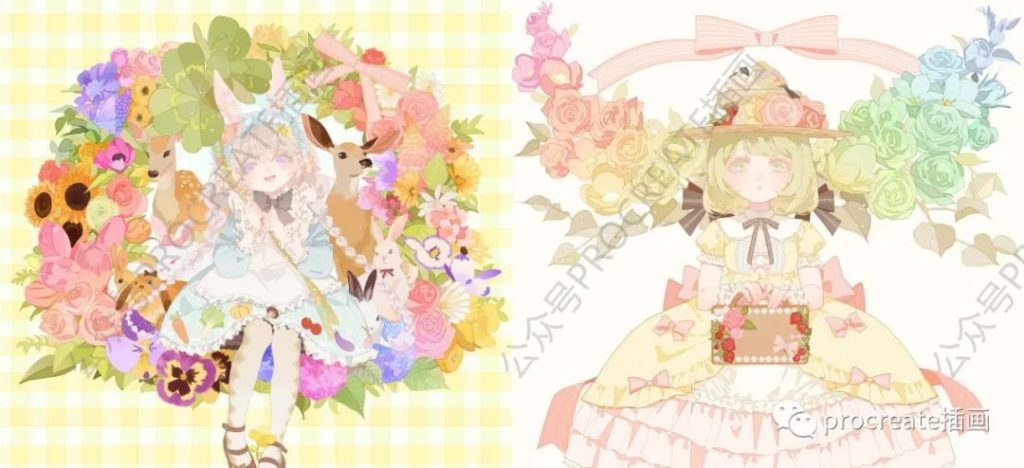 图片[3]-麻手上下插画集线稿146p+线稿164p+涂鸦本50p【0438】-procreatechahua