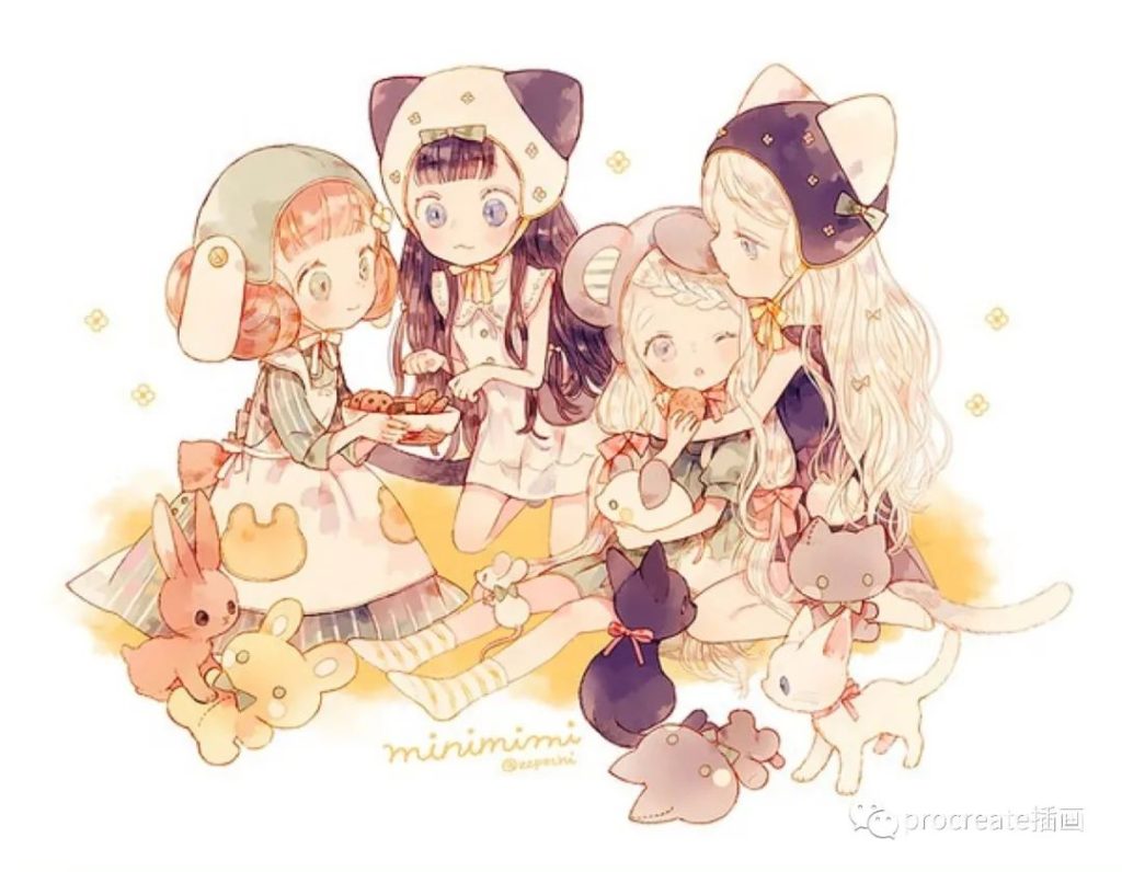 图片[5]-小清新少女插画集83P【0512】-procreatechahua