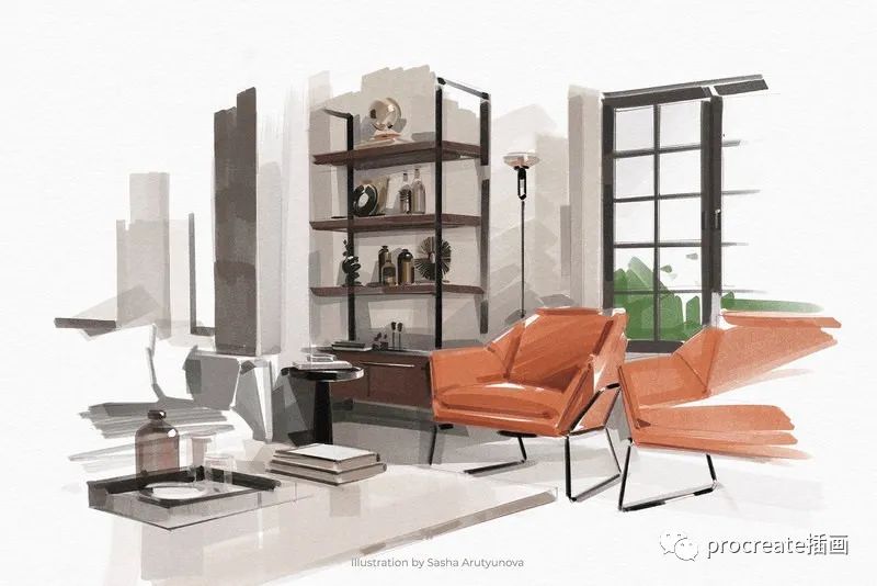 图片[3]-7款工业产品设计室内设计专用的Procreate马克笔笔刷【0534】-procreatechahua