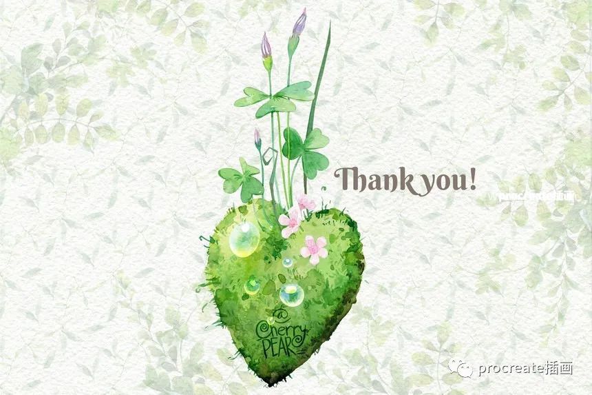 图片[3]-森林苔藓植物和蜗牛蘑菇小草png插画素材【0536】-procreatechahua